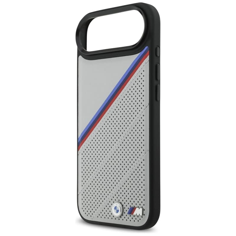 BMW M Tricolor Metal Logo MagSafe - iPhone Air Case (Gray) 6