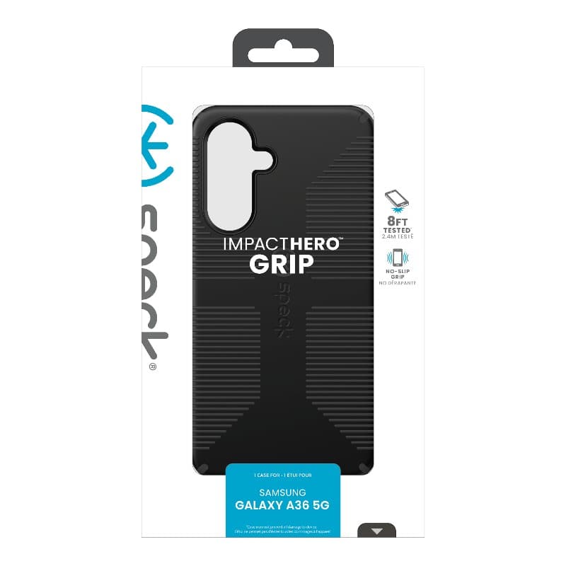 Speck Impacthero Grip – Samsung Galaxy A36 5G / A56 5G Case (Black) 7