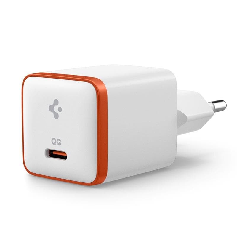 Spigen ArcStation Essential EE301EU - Wall Charger USB-C PD + QC3.0 30W (White)