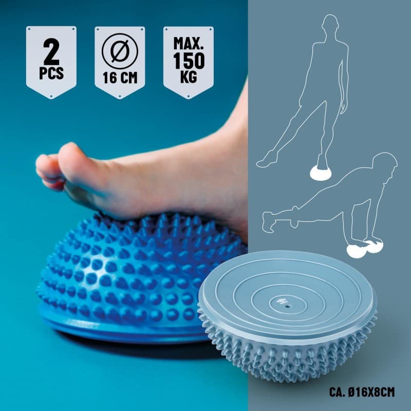Umbro - Sensory balance half ball for rehabilitation and foot massage 2 pcs 6
