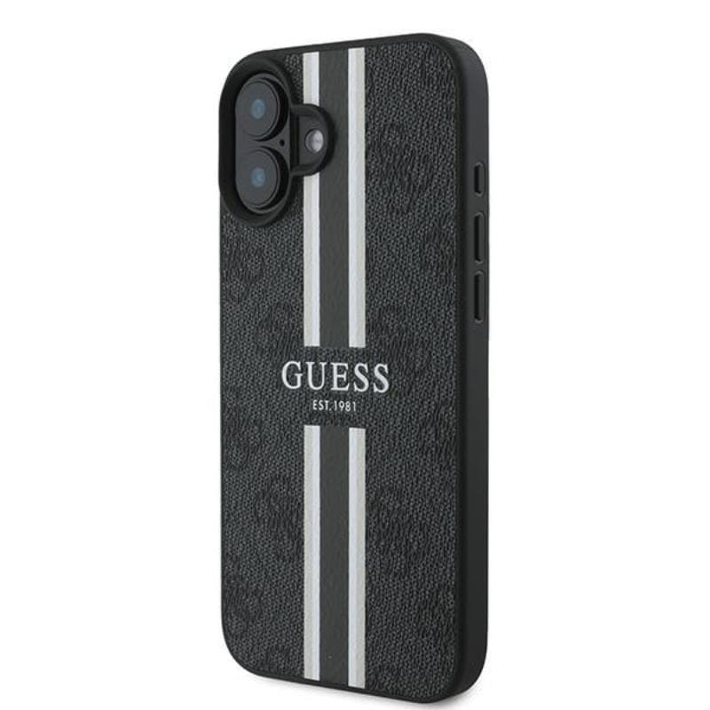 Guess 4G Printed Stripes MagSafe - Case iPhone 16 Plus (black) 2
