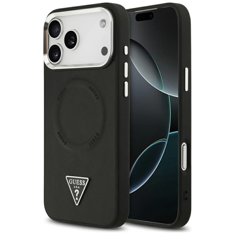 Guess Triangle Logo MagSafe - Case iPhone 17 Pro Max (Black) 1