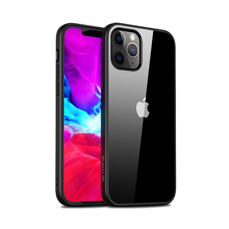 Crong Clear Cover - iPhone 12 Pro Max Case (Black) 1