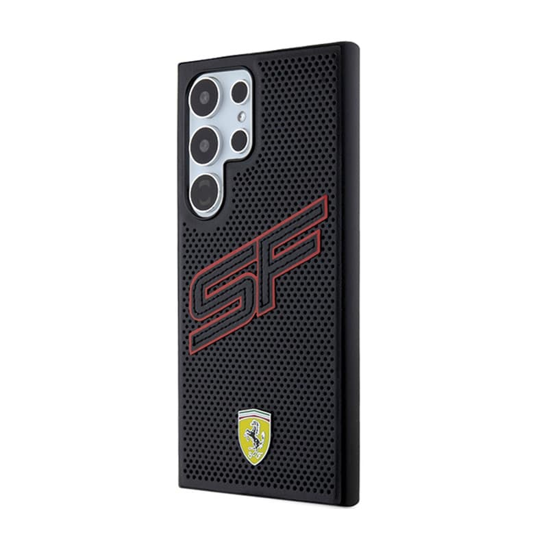 Ferrari Big SF Perforated - Case for Samsung Galaxy S24 Ultra (black) 2