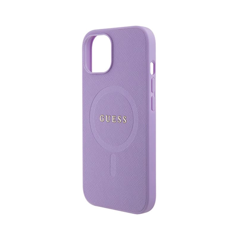 Guess Saffiano MagSafe - iPhone 15 Case (purple) 6