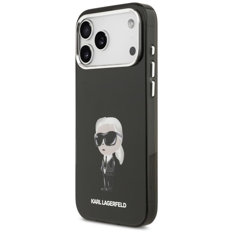 Karl Lagerfeld IML Aquarelle Karl & Logo MagSafe - Case iPhone 17 Pro Max (Black) 2