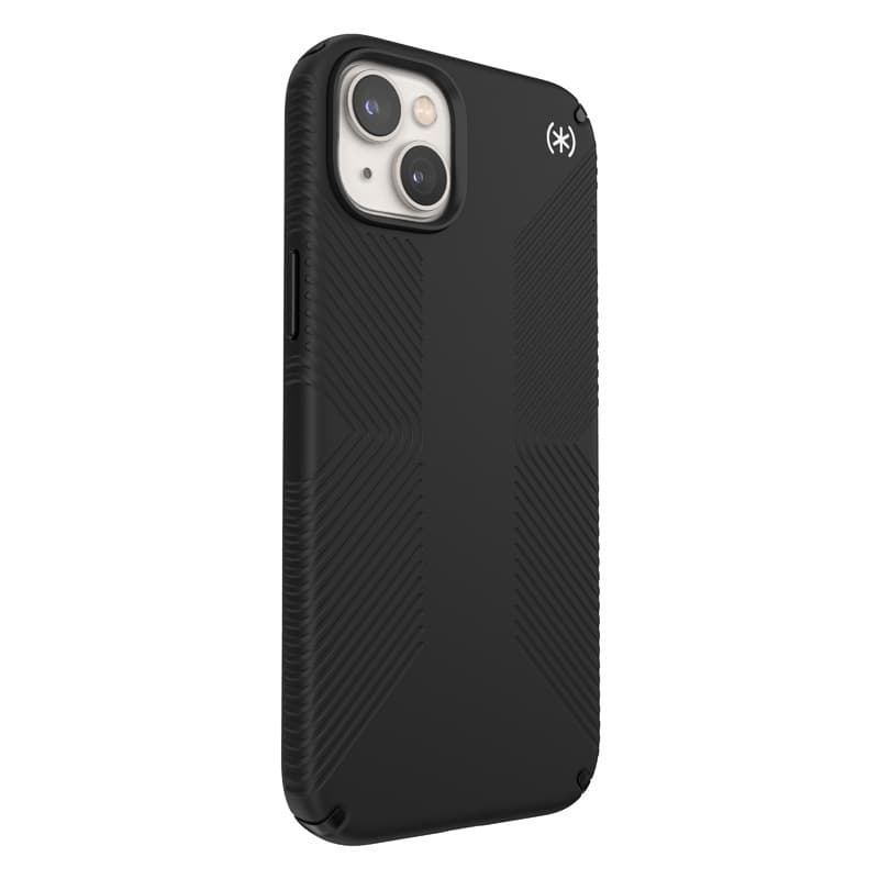 Speck Presidio2 Grip - Anti-slip iPhone 15 Plus / 14 Plus Case (Black / Black / White) 4