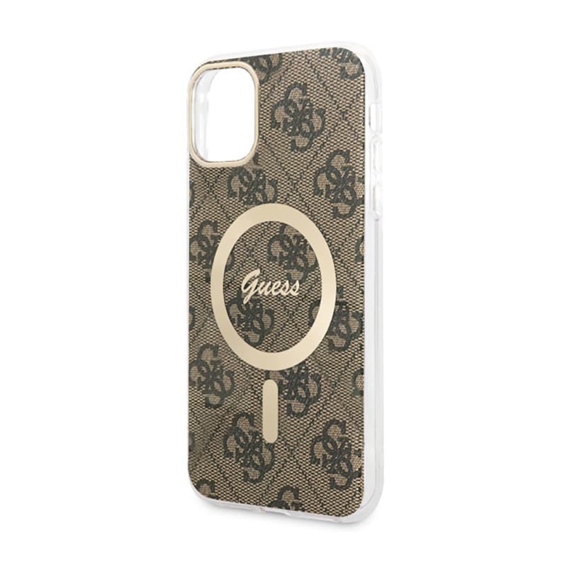 Guess 4G MagSafe - Case for iPhone 11 (Brown) 5