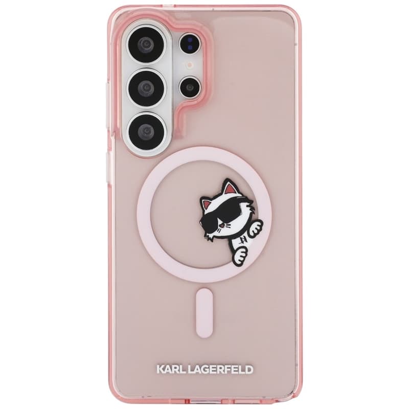 Karl Lagerfeld IML Peekaboo Choupette MagSafe - Samsung Galaxy S26 Ultra Case (Pink) 3