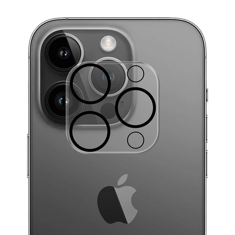 3mk Lens Pro Full Cover - Camera Lens Glass for iPhone 15 Pro / 15 Pro Max 4