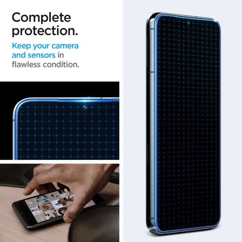 Spigen Glas.TR EZ Fit 2-Pack - Tempered Glass for Samsung Galaxy S23 2 pcs. (Transparent) 8