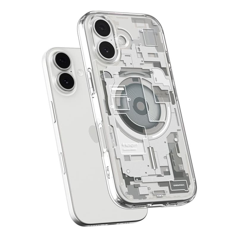 Spigen Ultra Hybrid Mag MagSafe - Case for iPhone 17 (Zero One Natural Titanium)   5