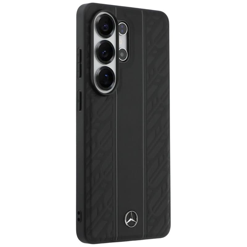 Mercedes Laurel Leaves Vertical Stripes MagSafe Case for Samsung Galaxy S26 Ultra (Black) 4