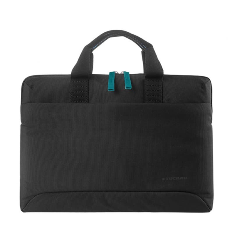 Tucano Smilza Super Slim Bag - Bag for Bag for MacBook Pro 14” / Air 15” / Pro 13" /Air / Notebook 14” / 13” (Black)
