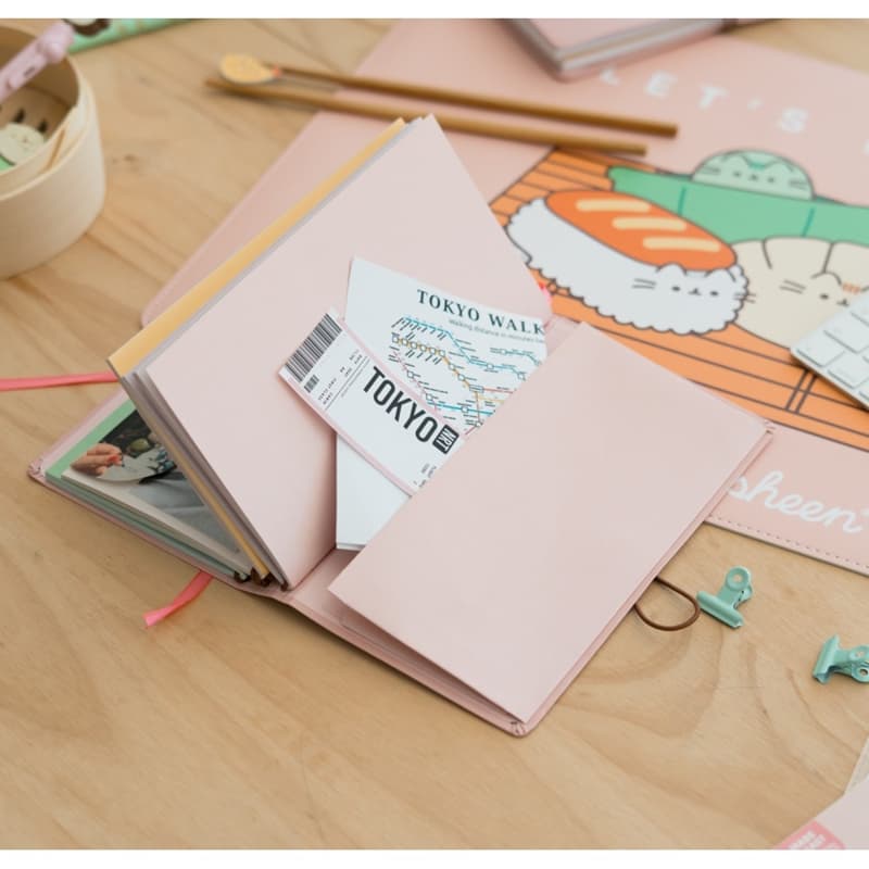 Pusheen - B6 Travel Notebook from the Sushi Roll Collection 7