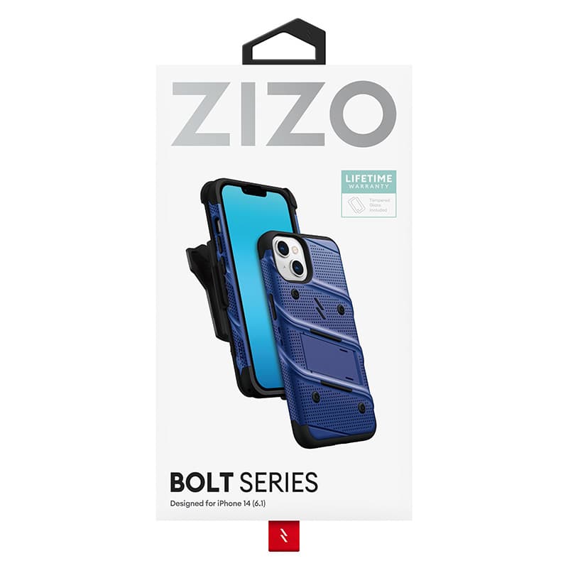 ZIZO BOLT Series - Case for iPhone 14 (Blue) 7