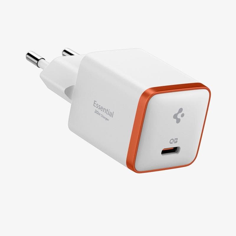 Spigen ArcStation Essential EE301EU - Wall Charger USB-C PD + QC3.0 30W (White) 2