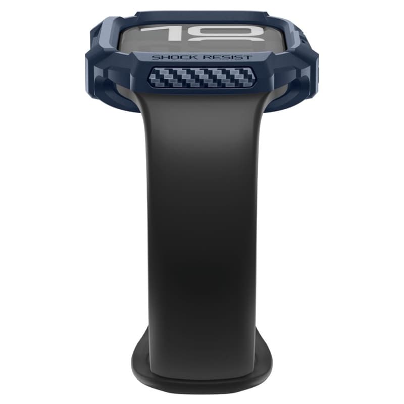 Spigen Rugged Armor V2 - Case for Apple Watch 10/11 42 mm (Navy Blue) 5