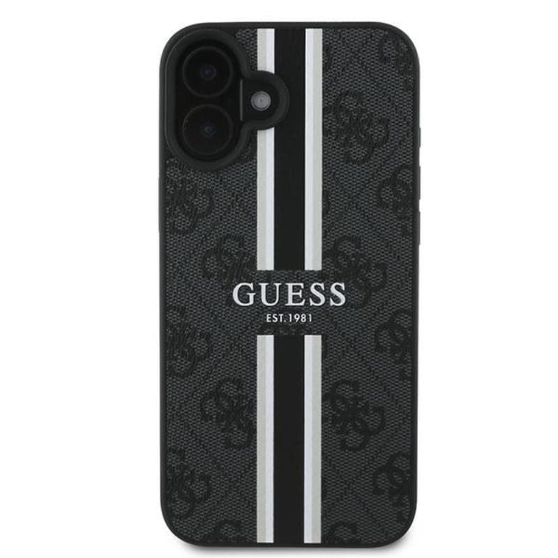 Guess 4G Printed Stripes MagSafe - Case iPhone 16 Plus (black) 3