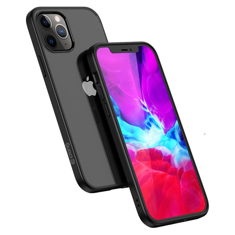 Crong Clear Cover - iPhone 12 Pro Max Case (Black) 2
