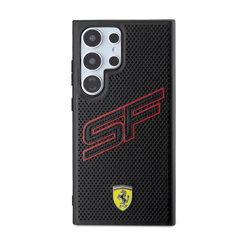 Ferrari Big SF Perforated - Case for Samsung Galaxy S24 Ultra (black) 3