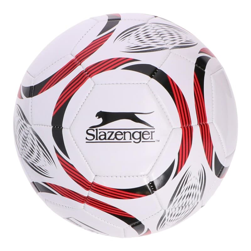 Slazenger - 32-panel training football size 5 (white/red) 1