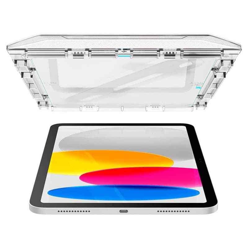 Spigen GLAS.TR EZ FIT - Tempered Glass for Apple iPad iPad 11” (2025) / 10.9" (2022) (Transparent) 5