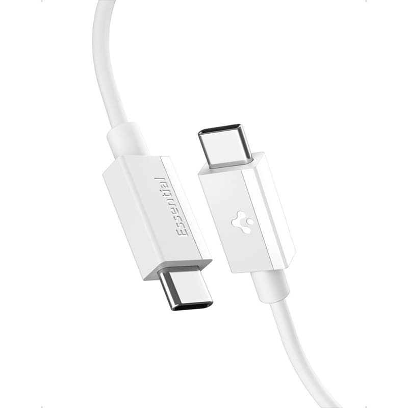 Spigen EB6020CC Essential - USB-C to USB-C Cable PD 60W 2m (White) 2