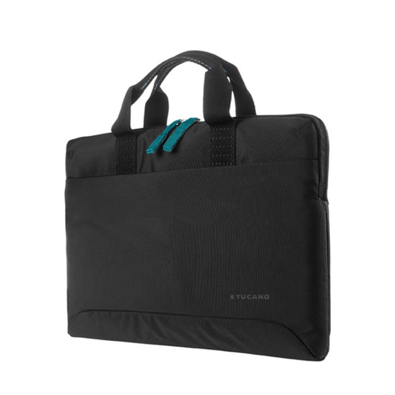 Tucano Smilza Super Slim Bag - Bag for Bag for MacBook Pro 14” / Air 15” / Pro 13" /Air / Notebook 14” / 13” (Black) 2