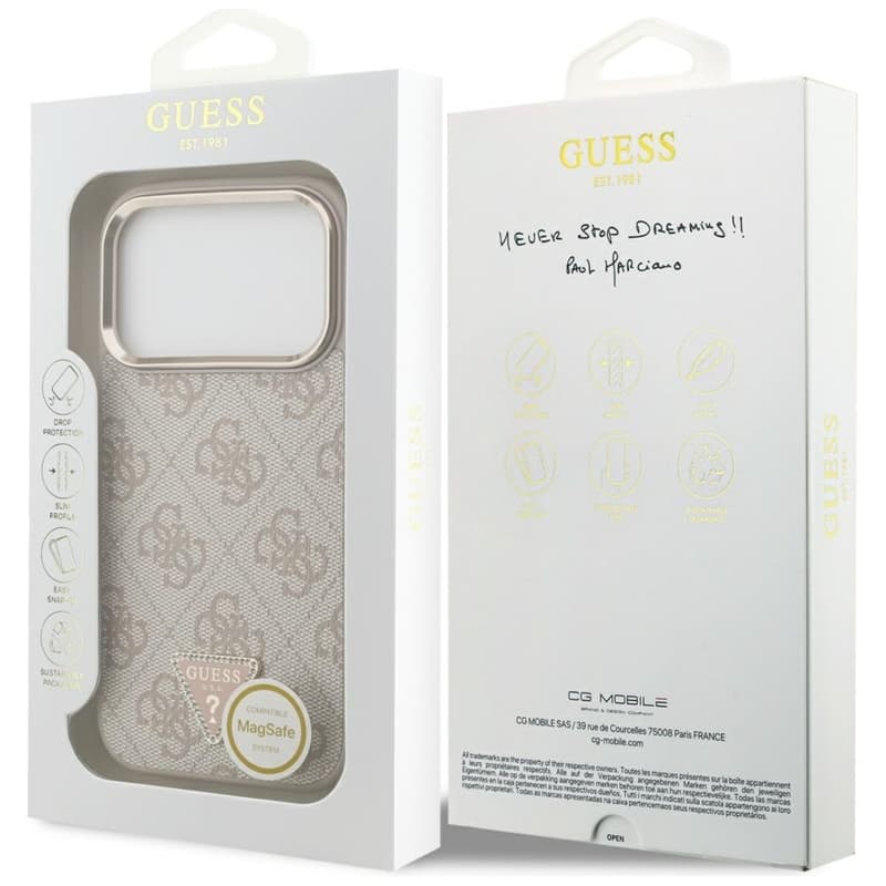 Guess 4G Triangle Logo MagSafe - Case iPhone 17 Pro (pink) 8