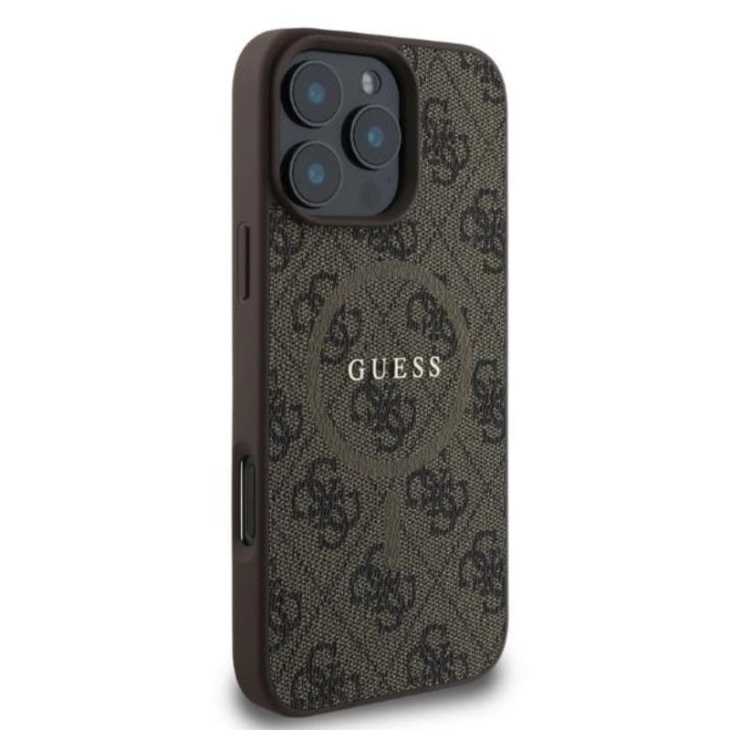 Guess 4G Ring Classic Logo MagSafe - Case iPhone 16 Pro Max (brown) 2