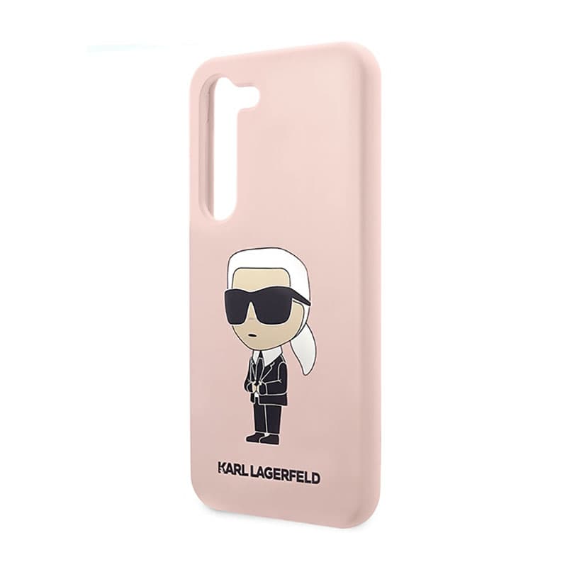 Karl Lagerfeld Silicone NFT Ikonik - Case for Samsung Galaxy S23+ (Pink) 6