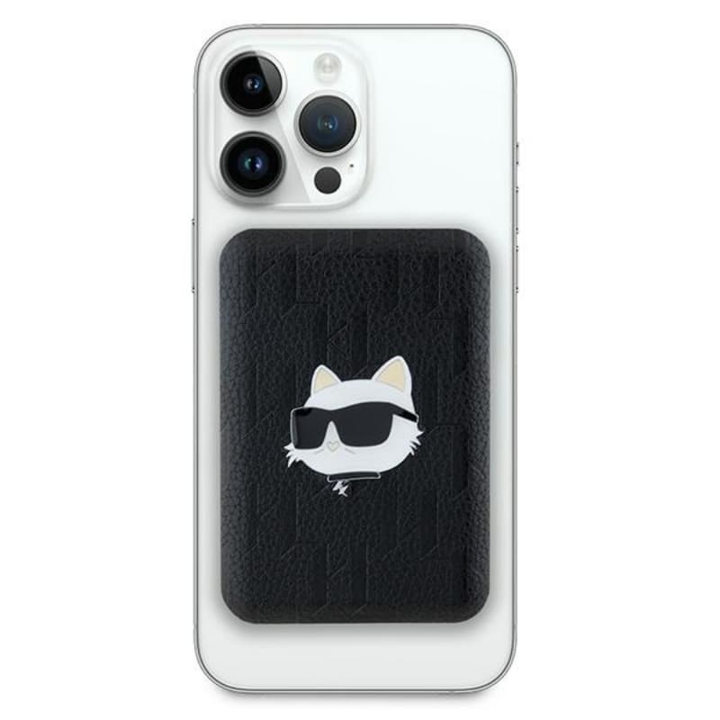 Karl Lagerfeld Choupette Head Pin MagSafe - Wireless Power Bank 5000 mAh 15W (black) 2