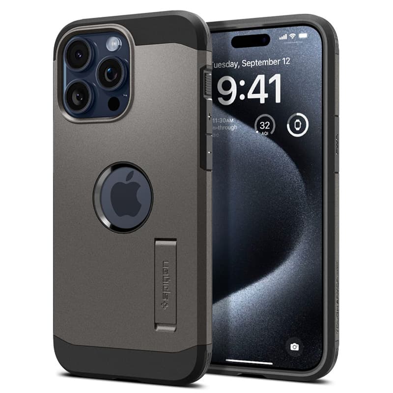 Spigen Tough Armor Mag MagSafe - Case for iPhone 15 Pro (Gunmetal)