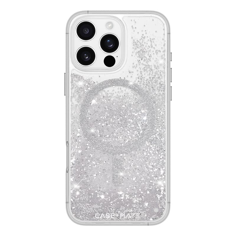 Case-Mate Waterfall MagSafe - Case for iPhone 16 Pro Max (Silver) 2