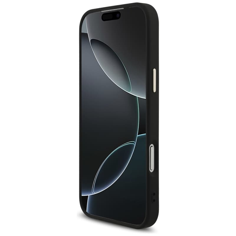 Guess Fixed Glitter Big 4G Metal Frame - Case iPhone 17 Pro Max (black) 5
