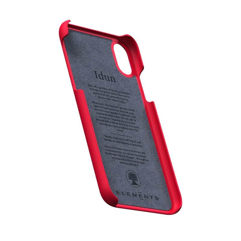 Nordic Elements Saeson Idun - Case for iPhone Xs / X (Red) 4