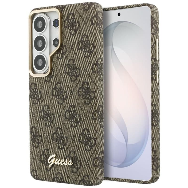 Guess 4G Script MagSafe - Samsung Galaxy S26 Ultra Case (Brown)
