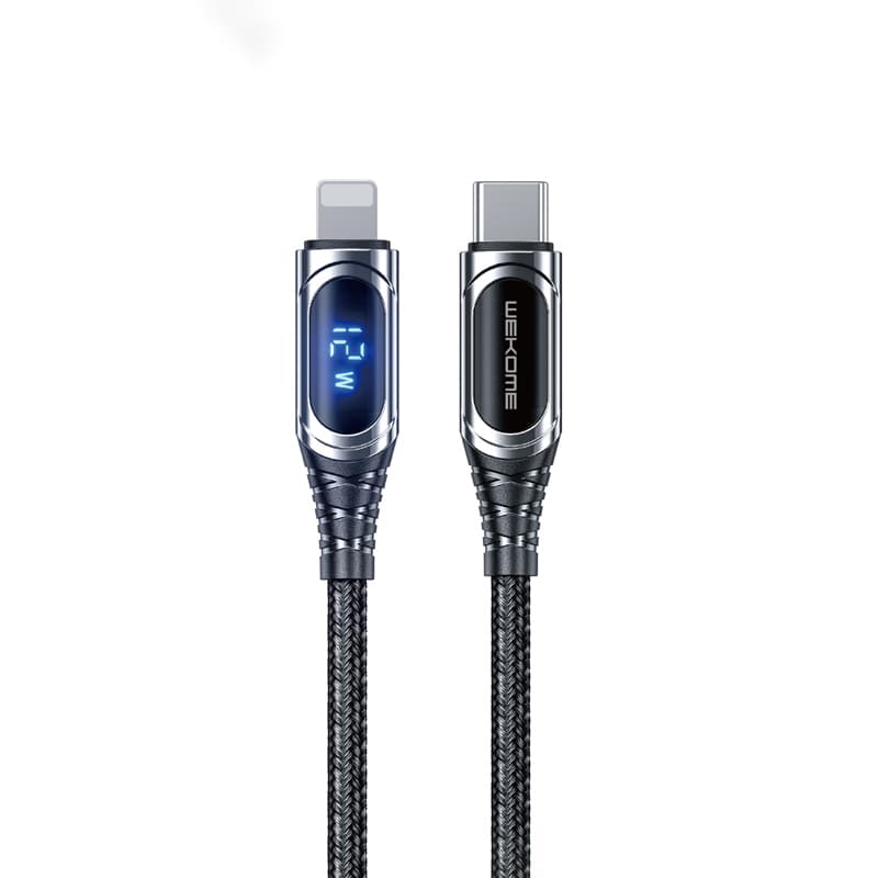 WEKOME WDC-167 Sakin Series - USB-C to Lightning Fast Charging PD 20W connection cable 1 m (Tarnish) 1