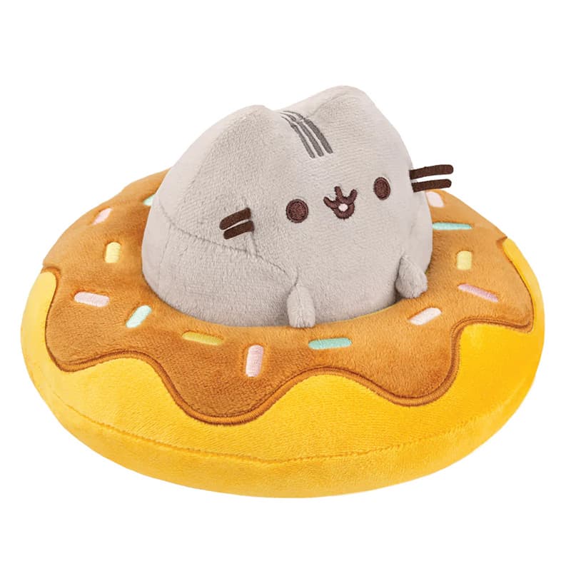 Pusheen - Pusheen plush toy in a chocolate donut 18 x 15 cm 2