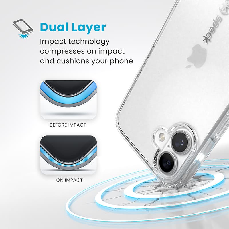 Speck Gemshell - iPhone 16 Plus Case (Clear) 2