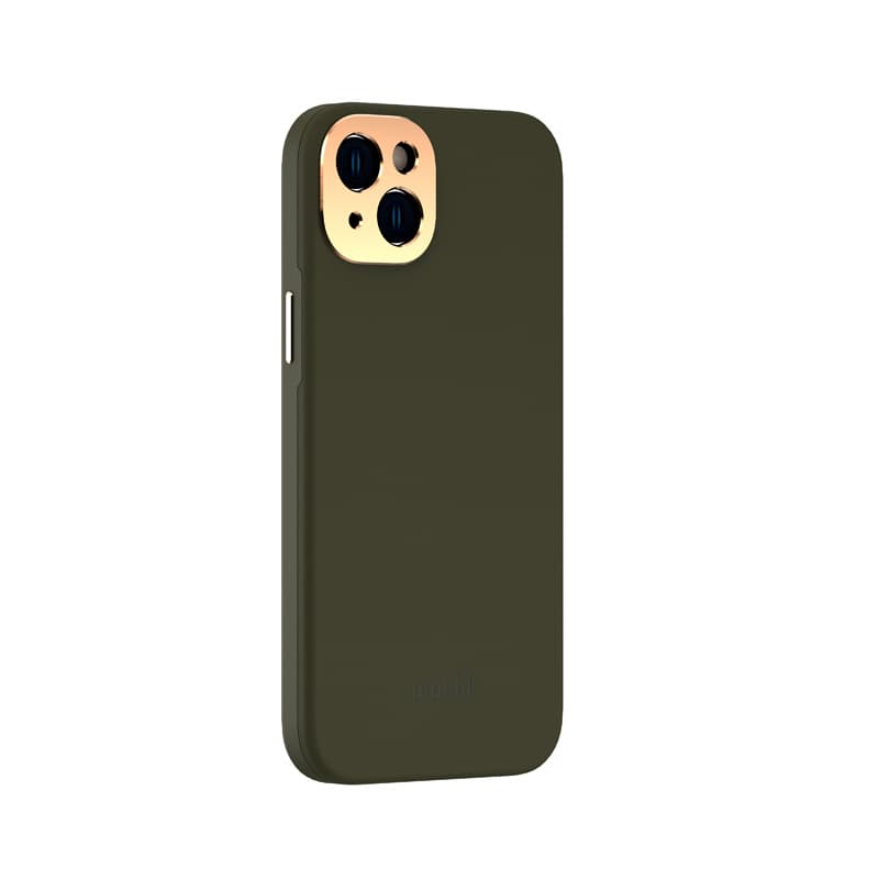 Moshi Napa MagSafe - Leather case for iPhone 14 Max (Juniper Green) 2