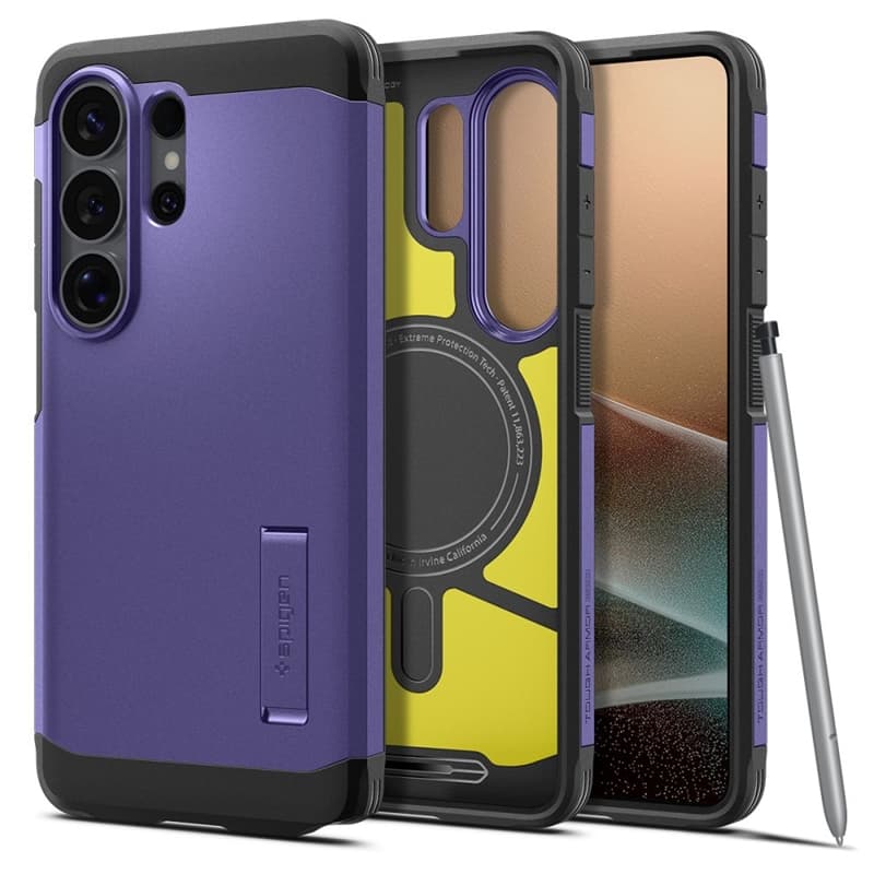 Spigen Tough Armor MagSafe - Case for Samsung Galaxy S26 Ultra (Ash Violet) 1