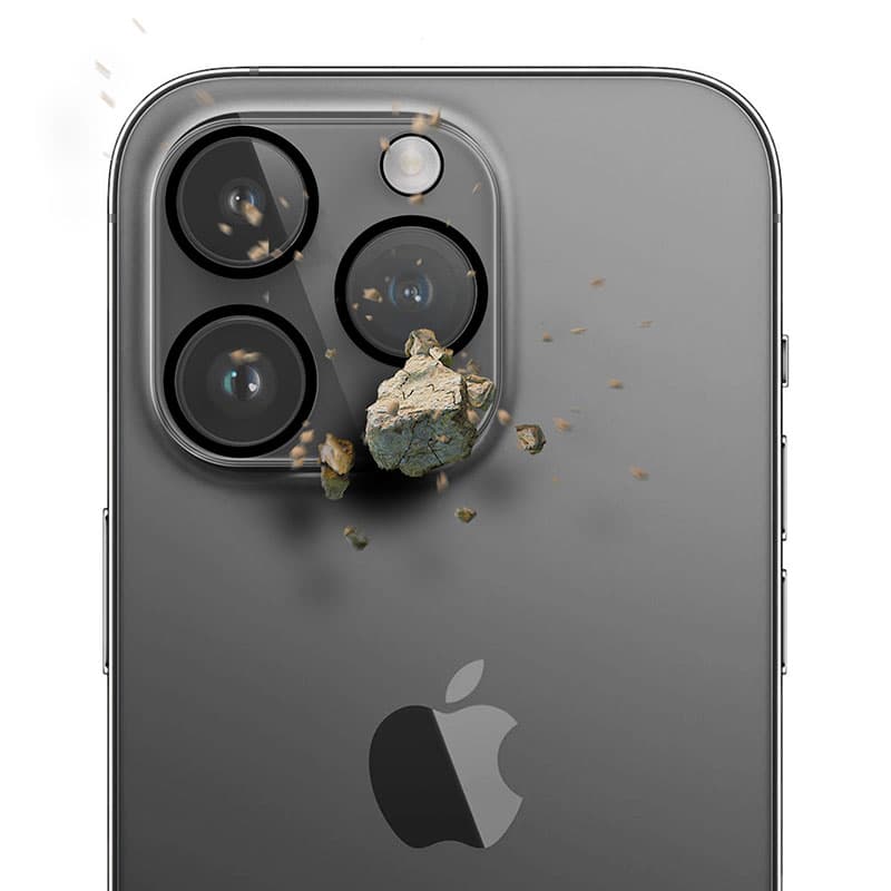 3mk Lens Pro Full Cover - Camera Lens Glass for iPhone 15 Pro / 15 Pro Max 6