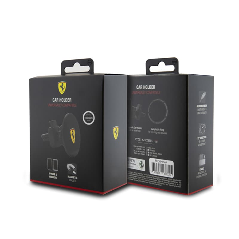 Ferrari MagSafe Printed Shield - Magnetic car holder (black) 4