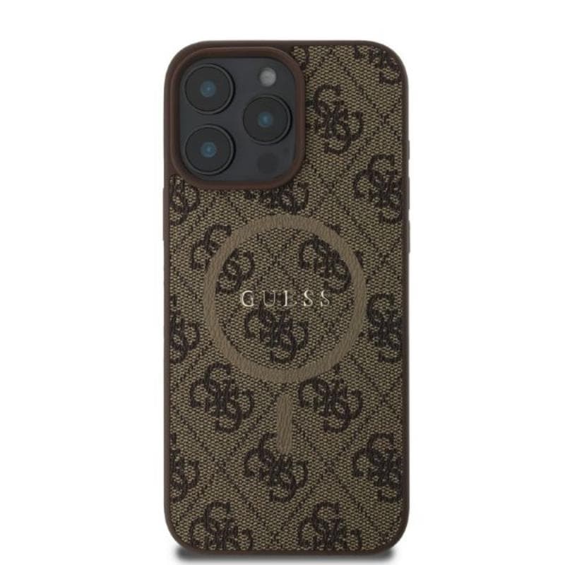 Guess 4G Ring Classic Logo MagSafe - Case iPhone 16 Pro Max (brown) 3