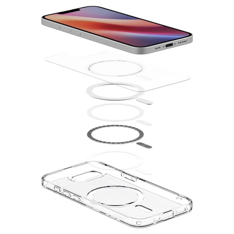 Spigen Ultra Hybrid Mag MagSafe - Case for iPhone 17e / 16e (White) 8
