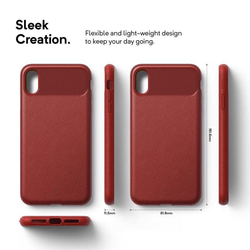 Caseology Vault Case for iPhone Xs Max (Red) 2