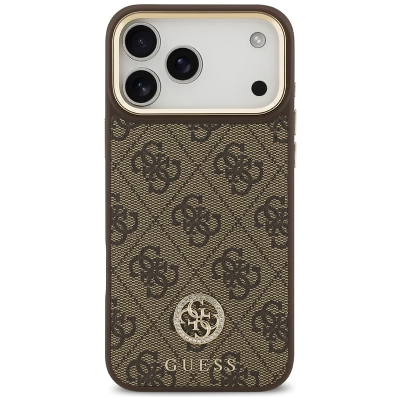 Guess 4G Strass Logo MagSafe - Case iPhone 17 Pro Max (Brown) 3