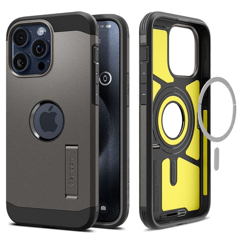 Spigen Tough Armor Mag MagSafe - Case for iPhone 15 Pro (Gunmetal) 2